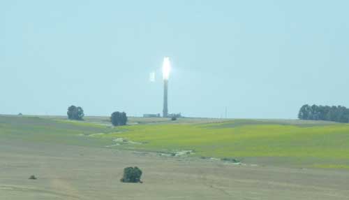 Centrale solaire en Espagne près de Séville