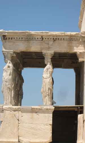 Athènes les Caryatides