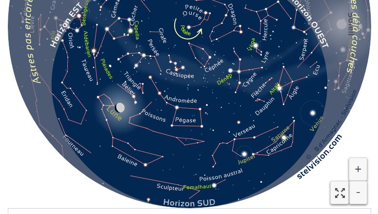 vue du ciel le 14 décembre (Stelvision)