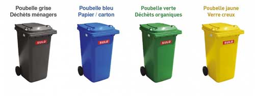 les diffrents types de poublelles